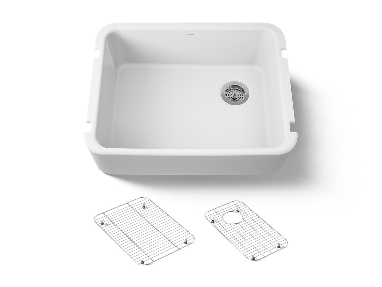 KOHLER Ironridge 28" undermount single-bowl farmhouse kitchen sink