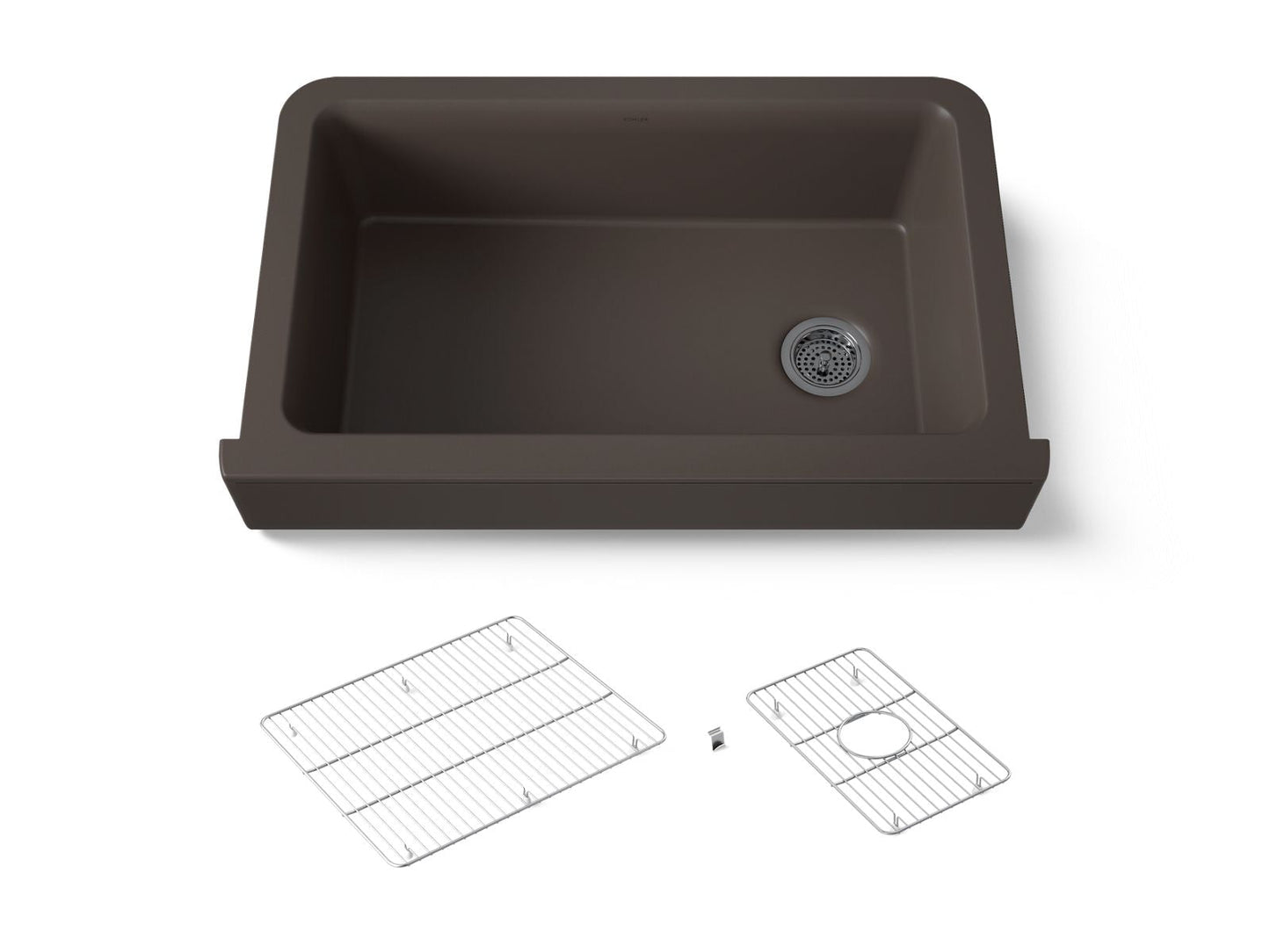 KOHLER K-25784 Cairn Undermount single-bowl farmhouse kitchen sink