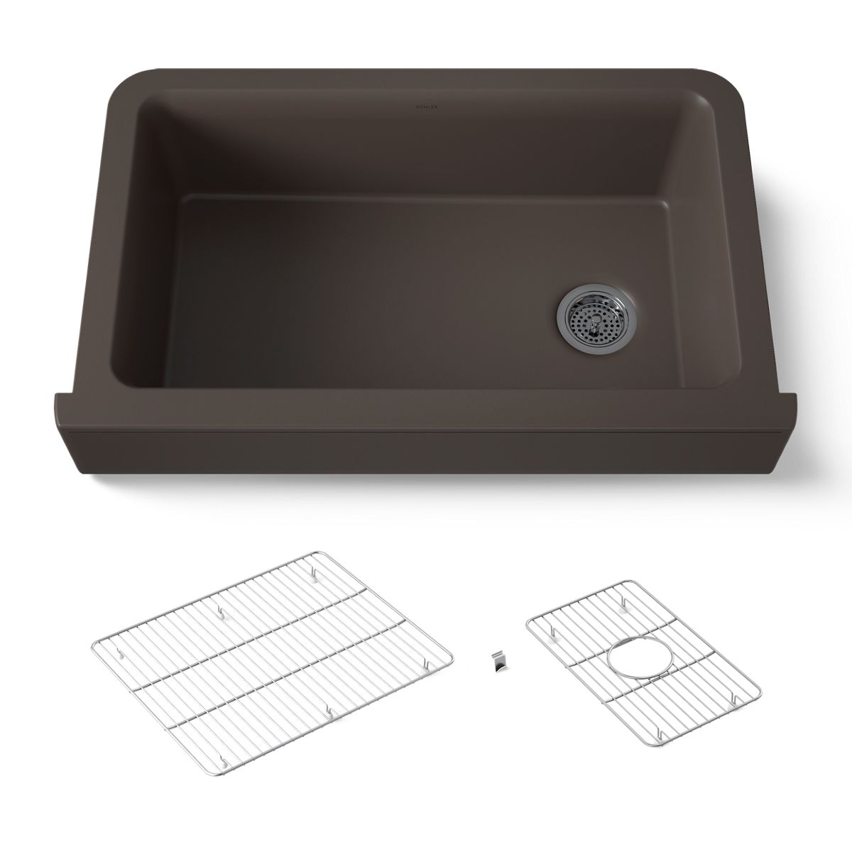 KOHLER K-25784 Cairn Undermount single-bowl farmhouse kitchen sink