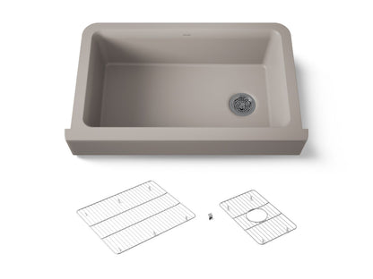 KOHLER K-25784 Cairn Undermount single-bowl farmhouse kitchen sink
