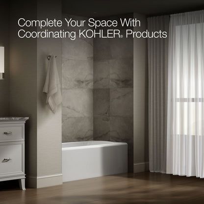 KOHLER K-25830-LA Avec 60" x 30" alcove bath, left drain