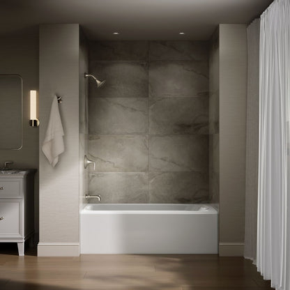 KOHLER K-25830-LA Avec 60" x 30" alcove bath, left drain