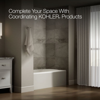 KOHLER K-25832-LA Avec 60" x 36" alcove bath, left drain