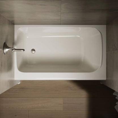 KOHLER K-25832-LA Avec 60" x 36" alcove bath, left drain