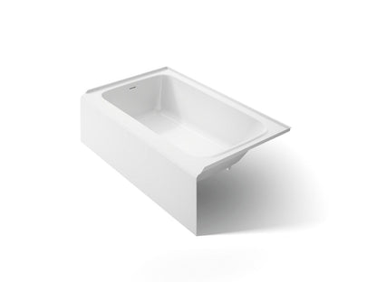 KOHLER K-25832-LA Avec 60" x 36" alcove bath, left drain