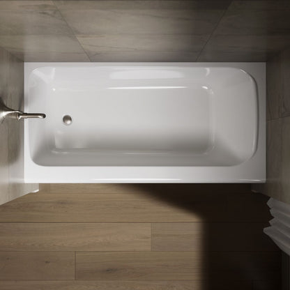 KOHLER K-25834-LA Avec 72" x 36" alcove bath, left drain