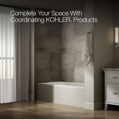 KOHLER K-25834-RA Avec 72" x 36" alcove bath, right drain