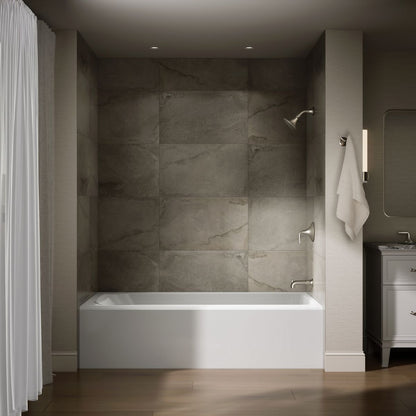 KOHLER K-25834-RA Avec 72" x 36" alcove bath, right drain