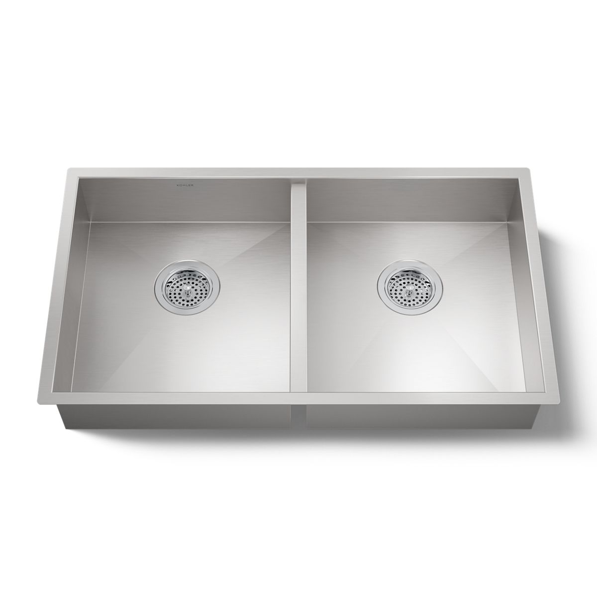 KOHLER K-25940 Vault 32" undermount double-bowl kitchen sink