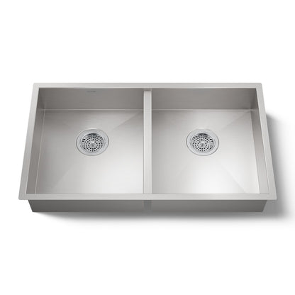 KOHLER K-25940 Vault 32" undermount double-bowl kitchen sink