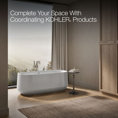 KOHLER K-25985 Ceric 65-1/4" x 31-1/4" freestanding bath