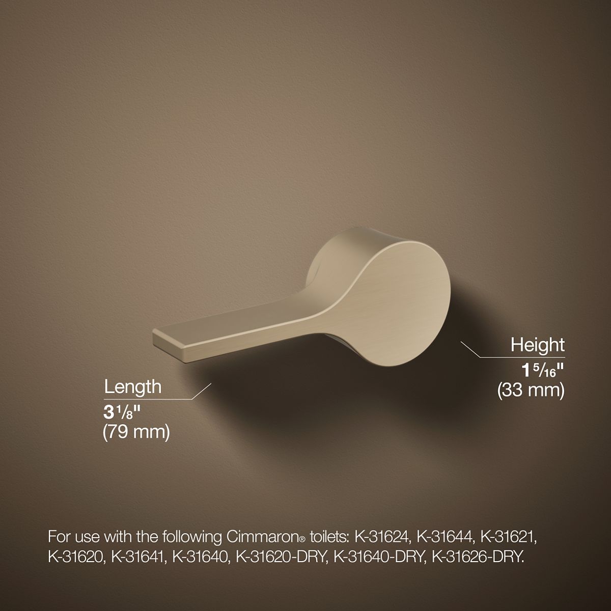KOHLER Cimarron Left-hand trip lever