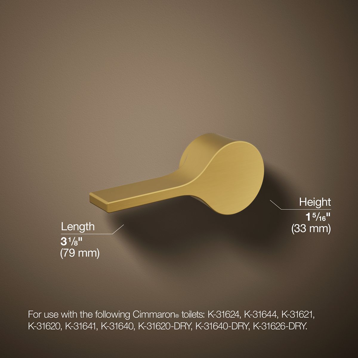 KOHLER Cimarron Left-hand trip lever