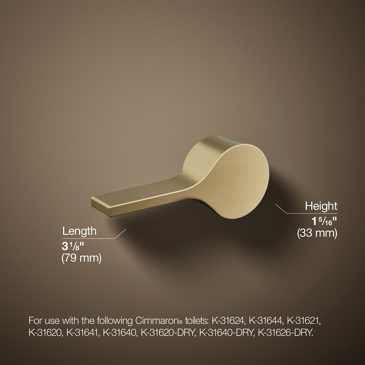 KOHLER Cimarron Left-hand trip lever