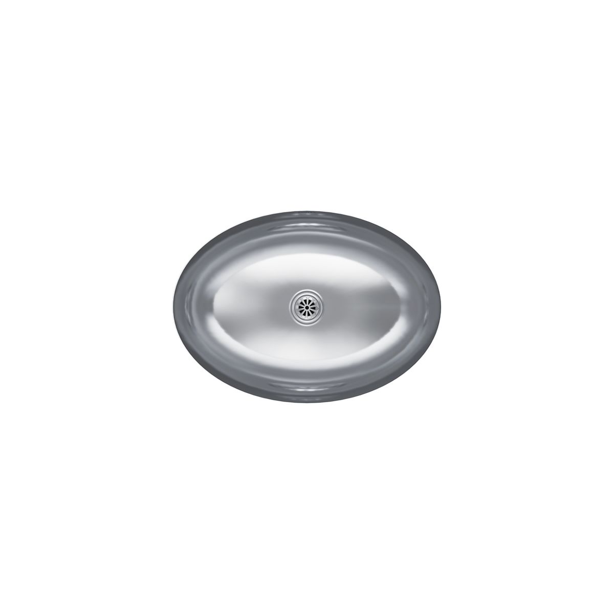 KOHLER K-2603-MU Rhythm 23-1/4" oval drop-in bathroom sink, no overflow