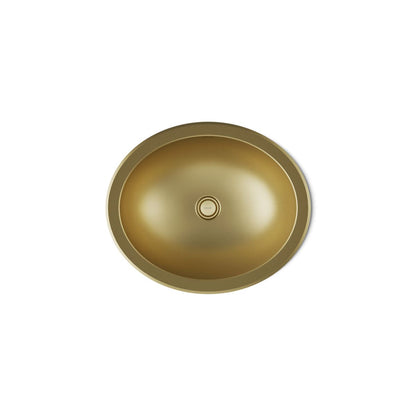 KOHLER Bachata 20" oval drop-in/undermount bathroom sink, no overflow