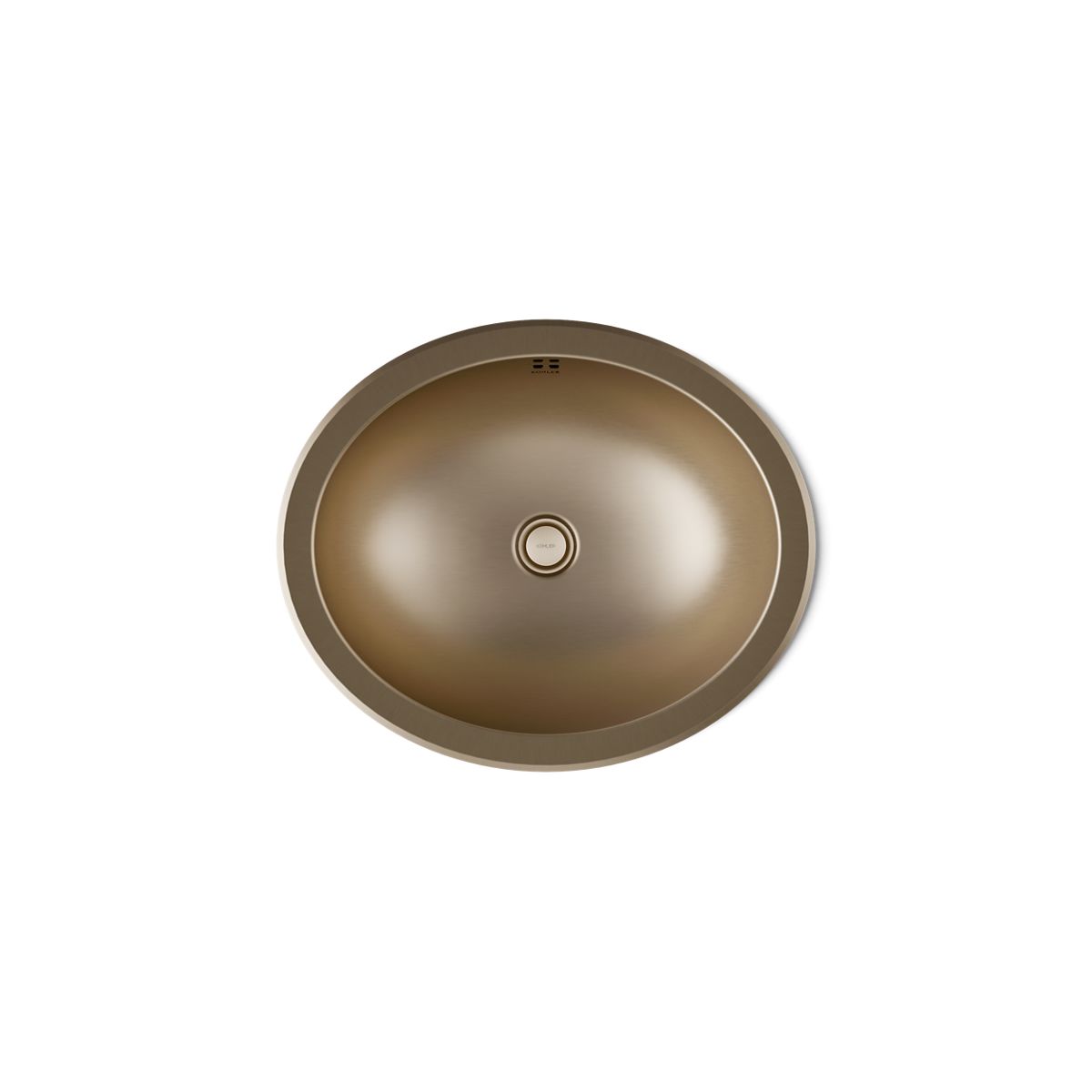 KOHLER Bachata 20" oval drop-in/undermount bathroom sink