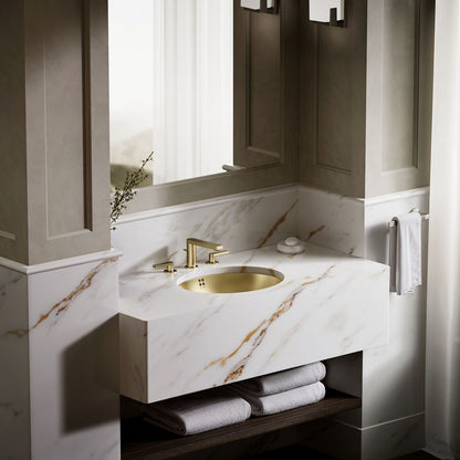 KOHLER Bachata 20" oval drop-in/undermount bathroom sink