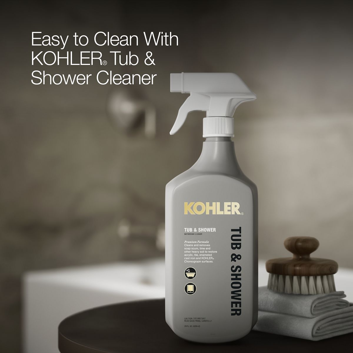 KOHLER K-26109-LA Entity 60" x 30" alcove bath, left drain