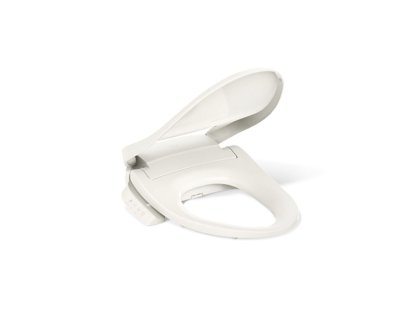 KOHLER K-26132-CSP PureWash E545 Elongated bidet toilet seat