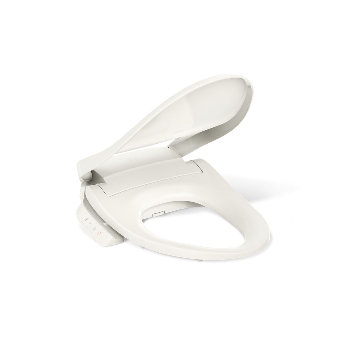 KOHLER K-26132-CSP PureWash E545 Elongated bidet toilet seat