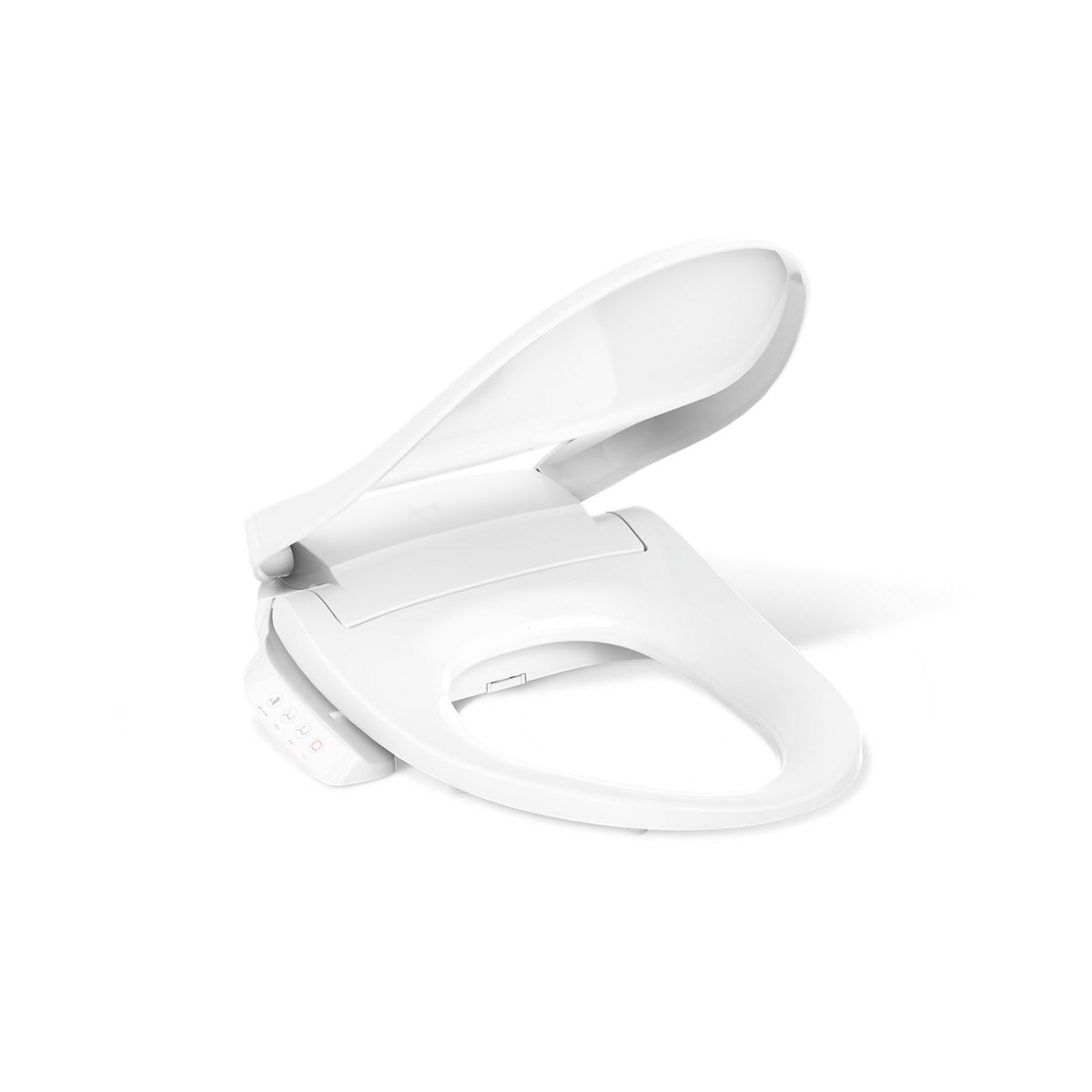 KOHLER K-26132-CSP PureWash E545 Elongated bidet toilet seat