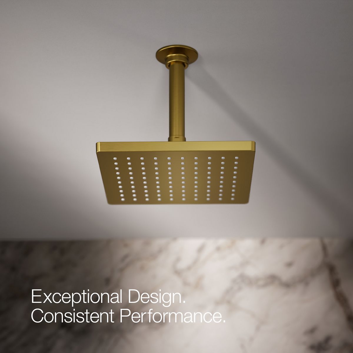 KOHLER K-26148-G Honesty 8" single-function rainhead, 1.75 gpm