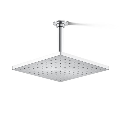 KOHLER K-26149 Honesty Square 10" single-function rainhead, 2.5 gpm