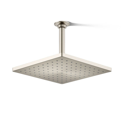 KOHLER K-26149 Honesty Square 10" single-function rainhead, 2.5 gpm