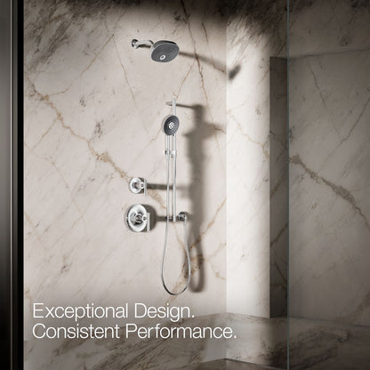 KOHLER K-26282-G Statement Round three-function handshower, 1.75 gpm
