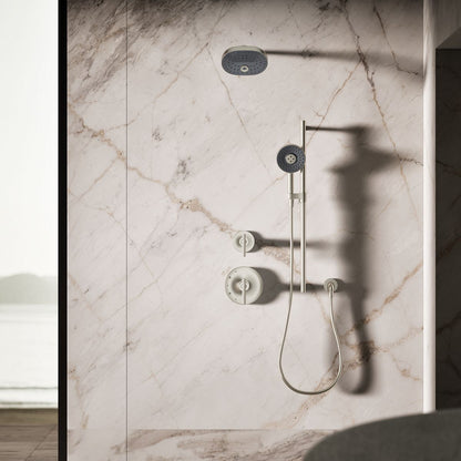 KOHLER K-26282-G Statement Round three-function handshower, 1.75 gpm