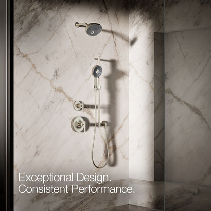 KOHLER K-26282-G Statement Round three-function handshower, 1.75 gpm