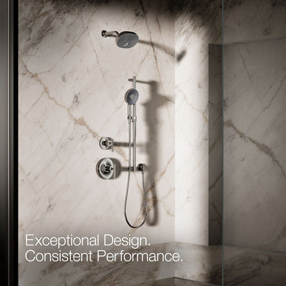 KOHLER K-26282-G Statement Round three-function handshower, 1.75 gpm