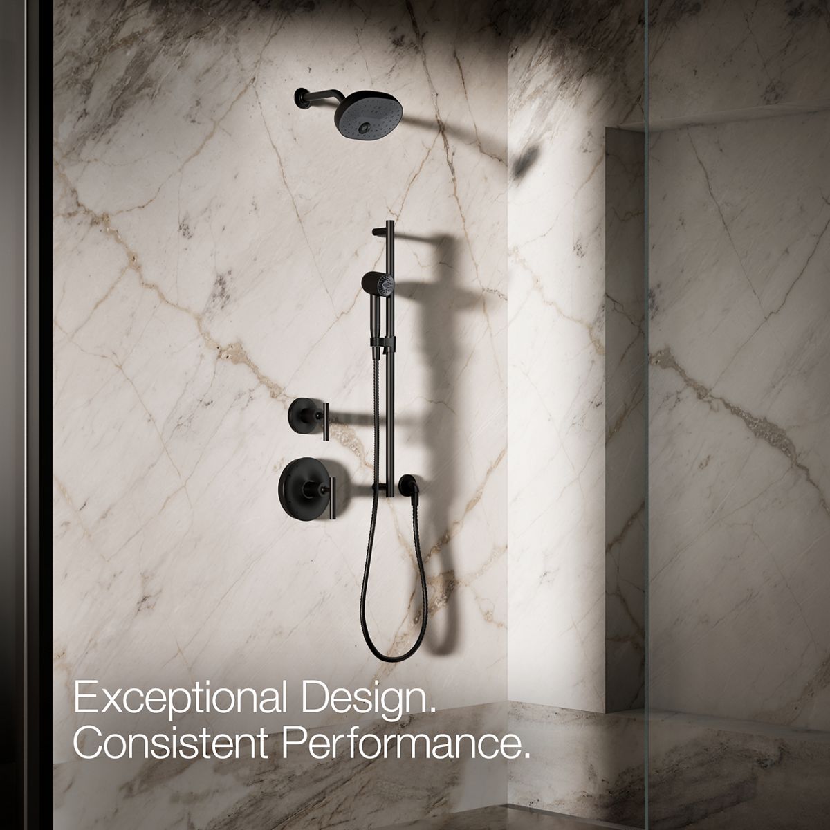 KOHLER K-26286-G Statement Iconic single-function handshower, 1.75 gpm