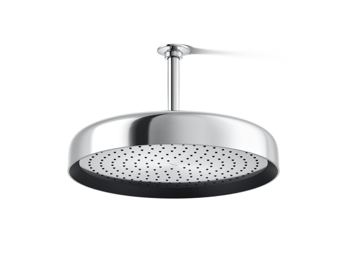 KOHLER K-26292 Statement® Round 14" Single-function Rainhead, 2.5 GPM, polished chrome