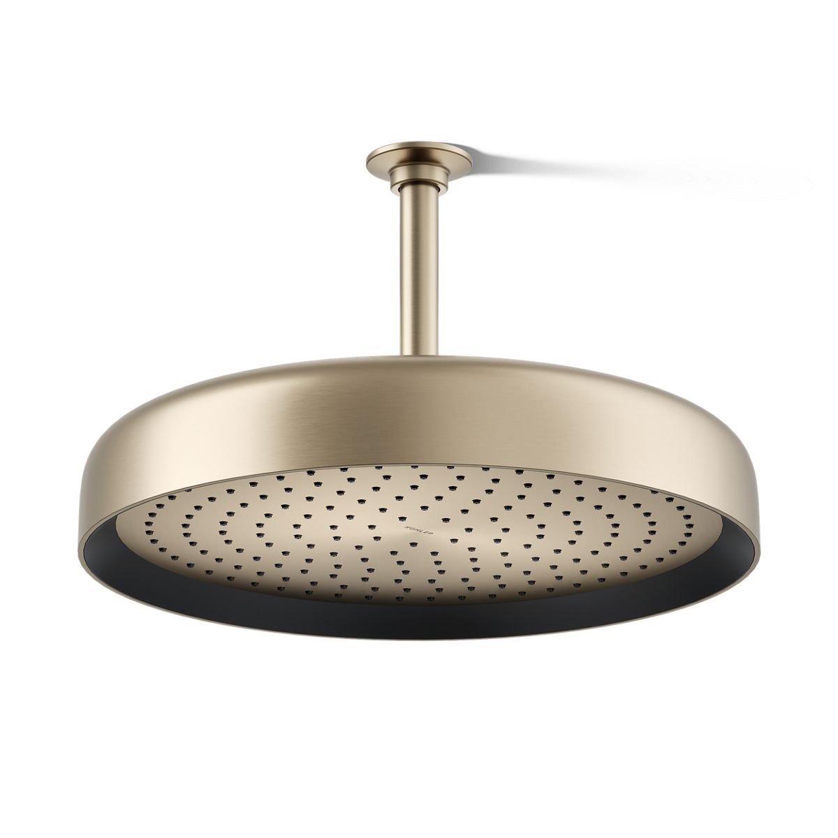 KOHLER K-26292 Statement® Round 14" Single-function Rainhead, 2.5 GPM, vibrant brushed bronze - view 3