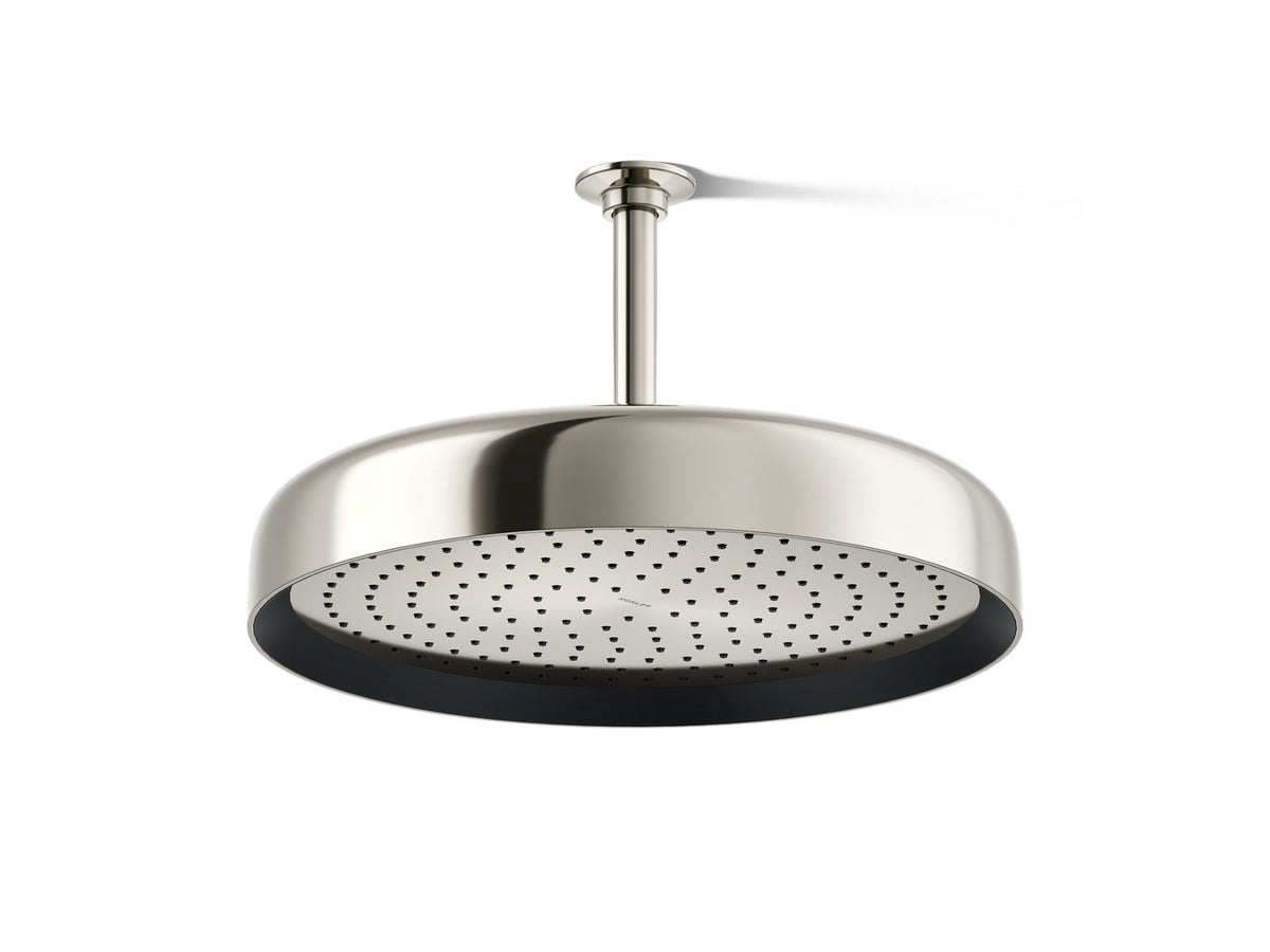 KOHLER K-26292 Statement® Round 14" Single-function Rainhead, 2.5 GPM, vibrant polished nickel