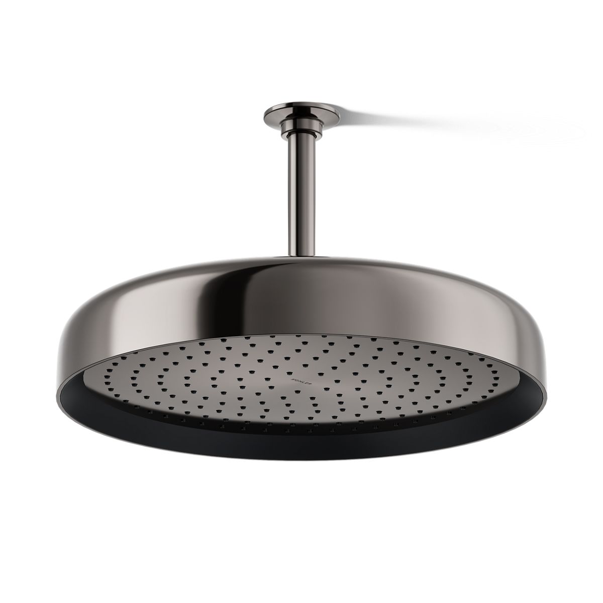 KOHLER K-26292 Statement® Round 14" Single-function Rainhead, 2.5 GPM, vibrant titanium - view 3
