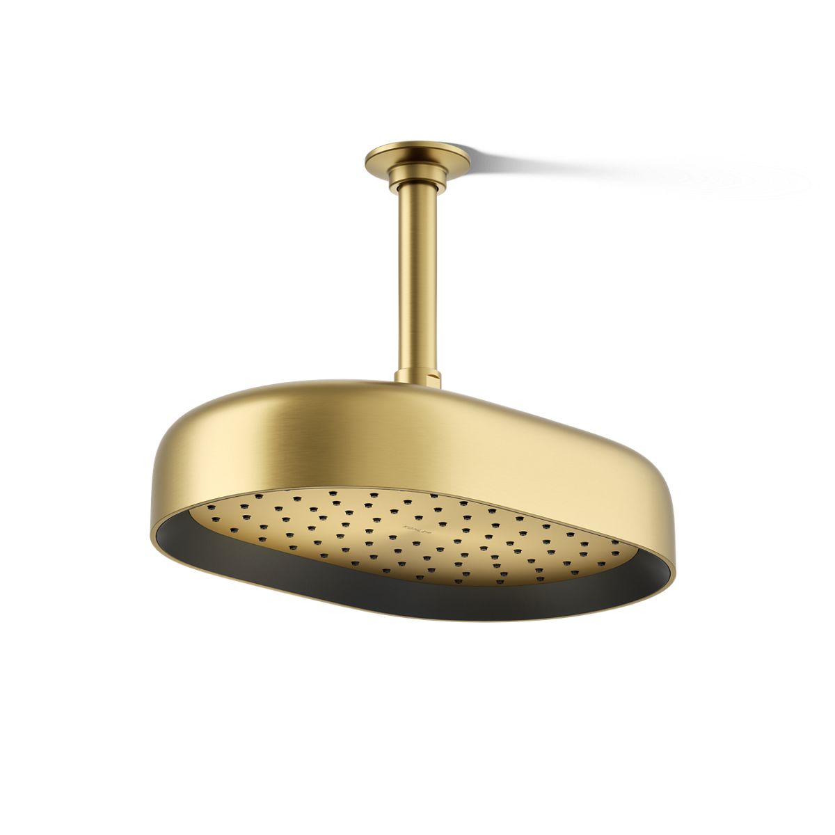 KOHLER K-26293 Statement® Oblong 12" Single-function Rainhead, 2.5 GPM