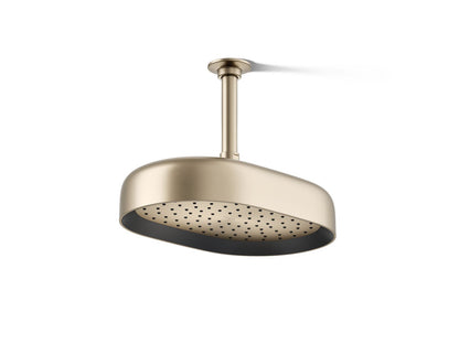 KOHLER K-26293-G Statement Oblong 12" single-function rainhead, 1.75 gpm