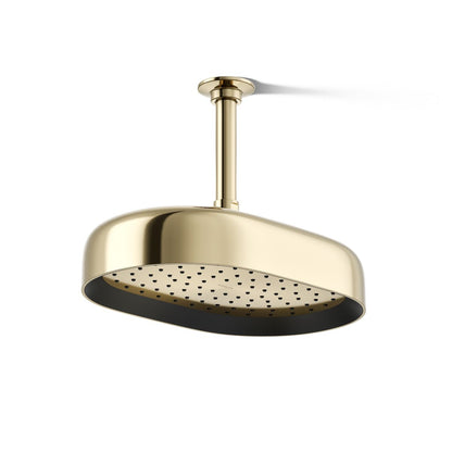 KOHLER K-26293-G Statement Oblong 12" single-function rainhead, 1.75 gpm