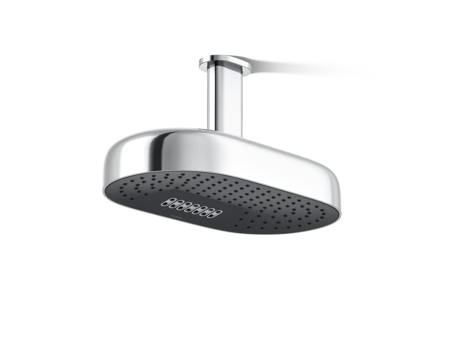 KOHLER K-26295-G Statement Oblong 14" two-function rainhead, 1.75 gpm