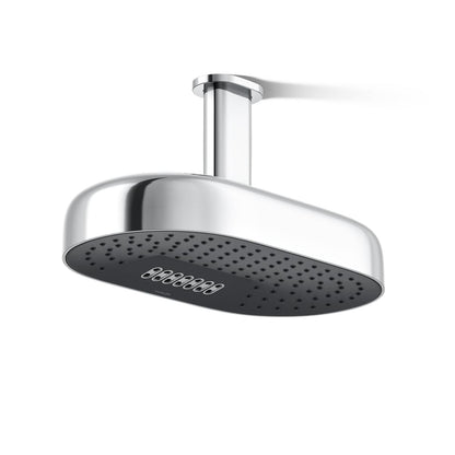 KOHLER K-26295-G Statement Oblong 14" two-function rainhead, 1.75 gpm