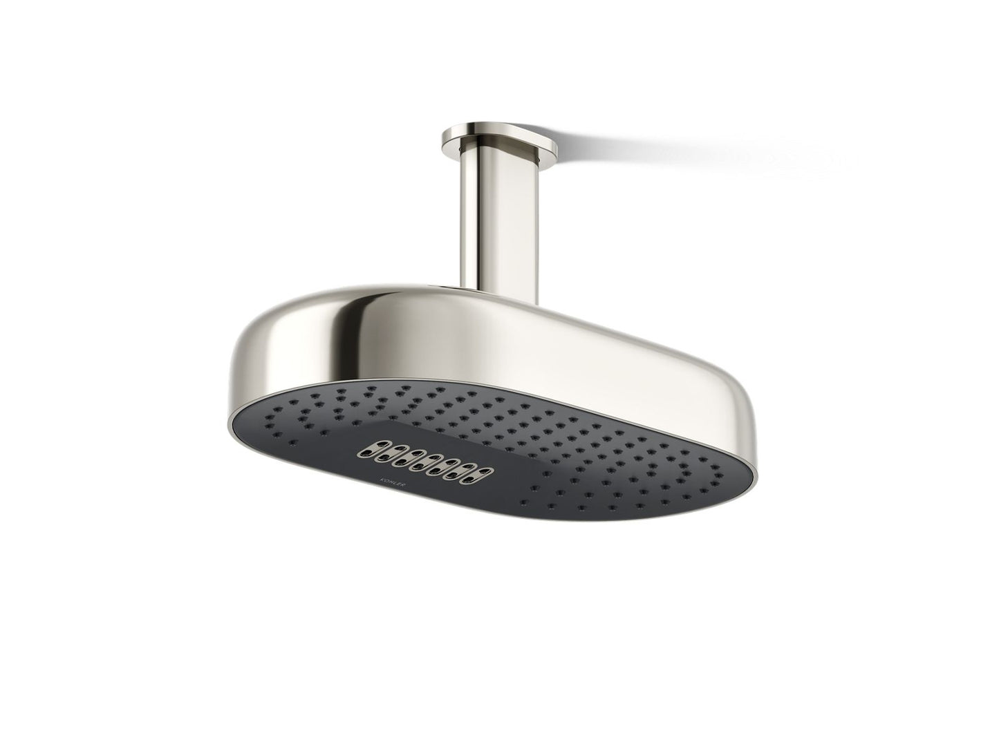 KOHLER K-26295-G Statement Oblong 14" two-function rainhead, 1.75 gpm