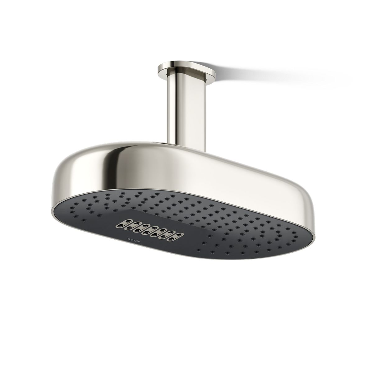 KOHLER K-26295-G Statement Oblong 14" two-function rainhead, 1.75 gpm