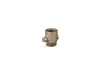 KOHLER K-26311 Statement ADA handshower hose adapter, vibrant brushed bronze