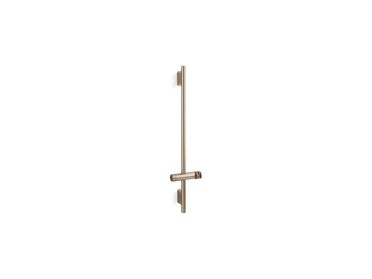 KOHLER K-26312 Statement 32-1/8" slidebar, vibrant brushed bronze