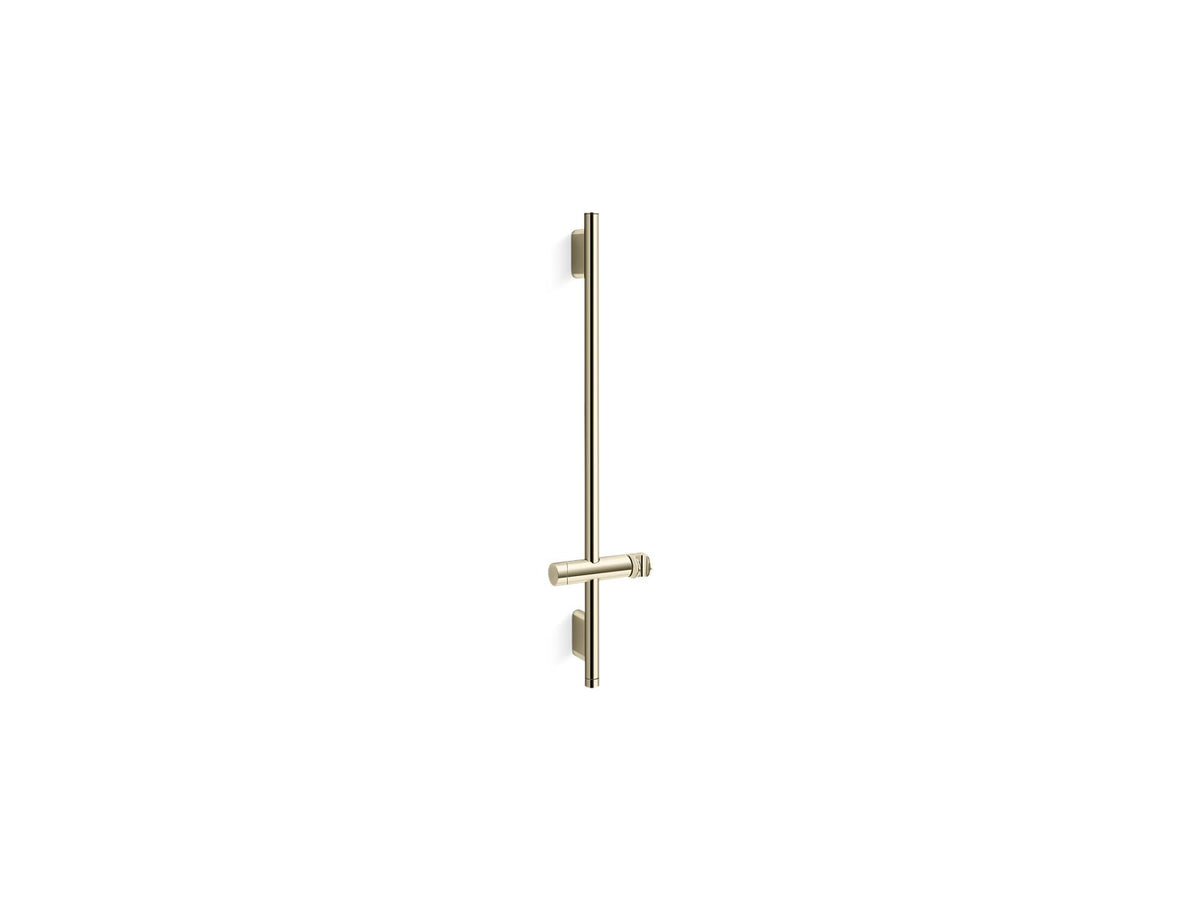KOHLER K-26312 Statement 32-1/8" slidebar, vibrant french gold
