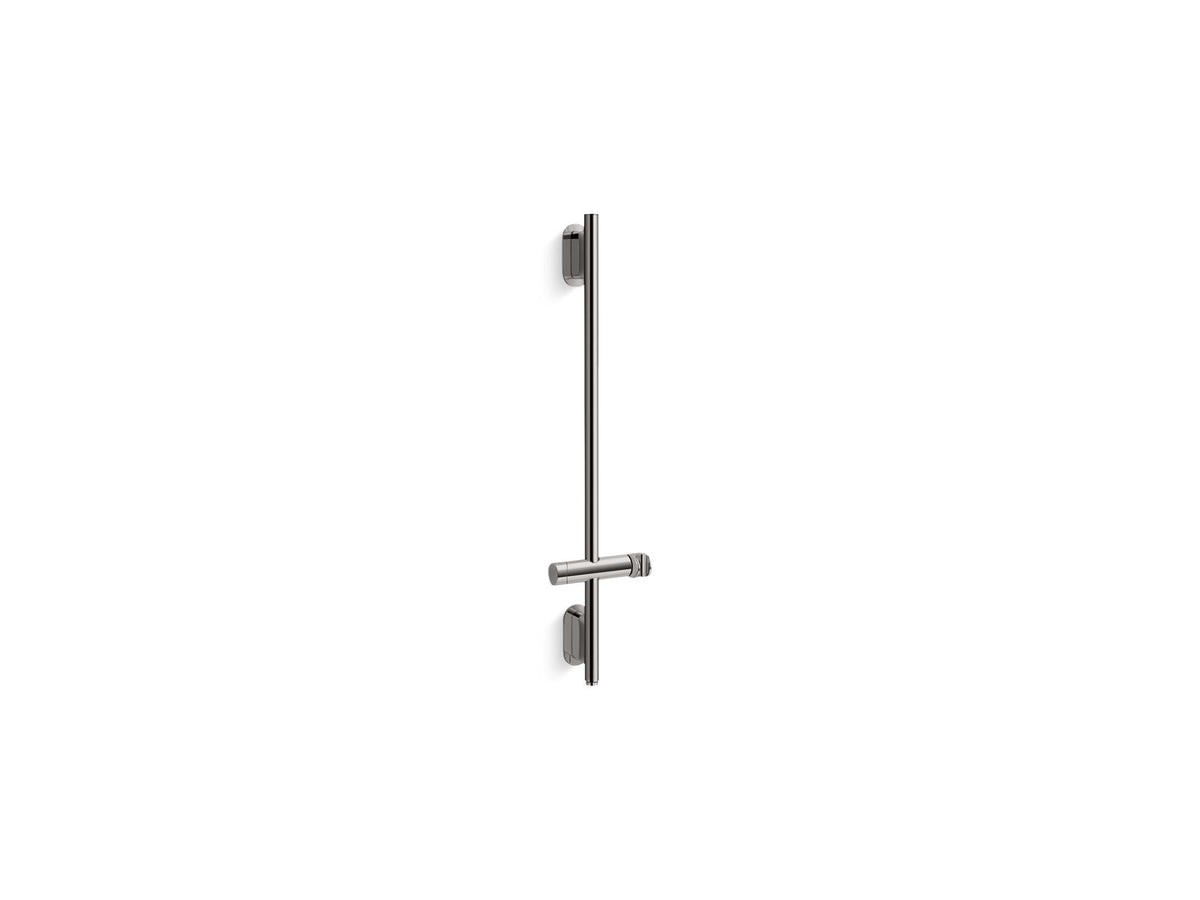 KOHLER K-26314 Statement 32" deluxe slidebar with integrated water supply, vibrant titanium