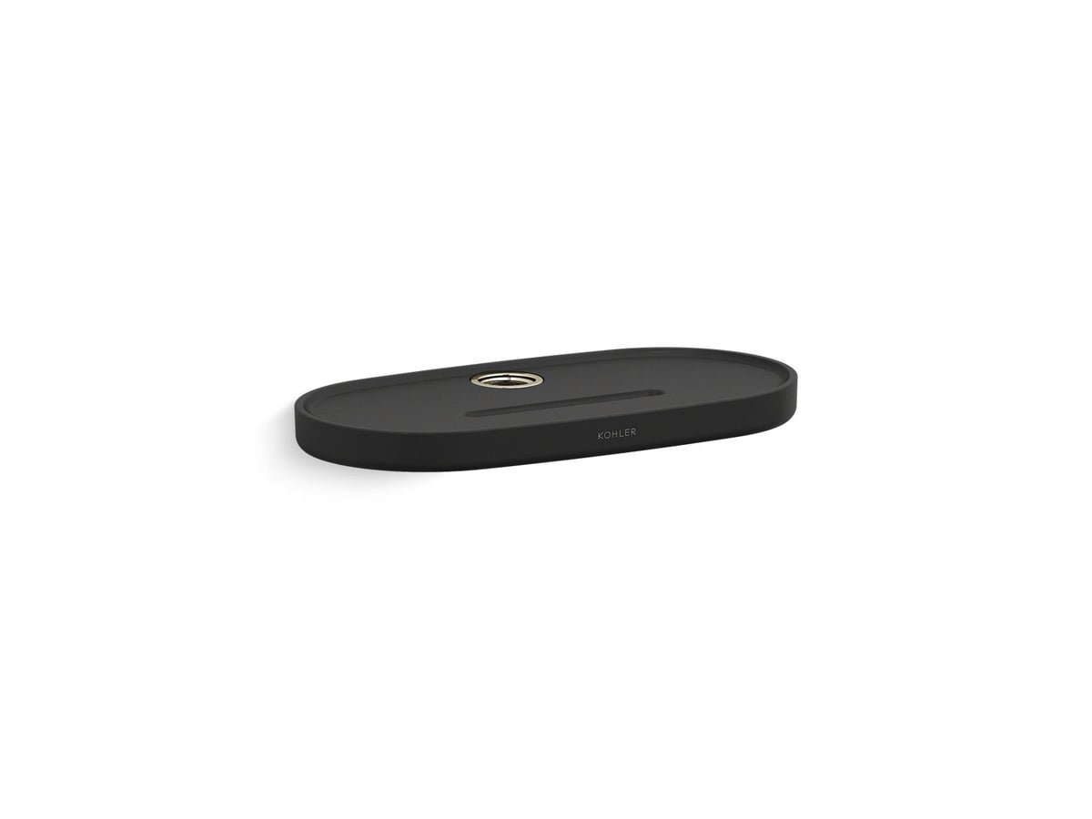 KOHLER K-26317 Statement Slidebar shelf, vibrant french gold